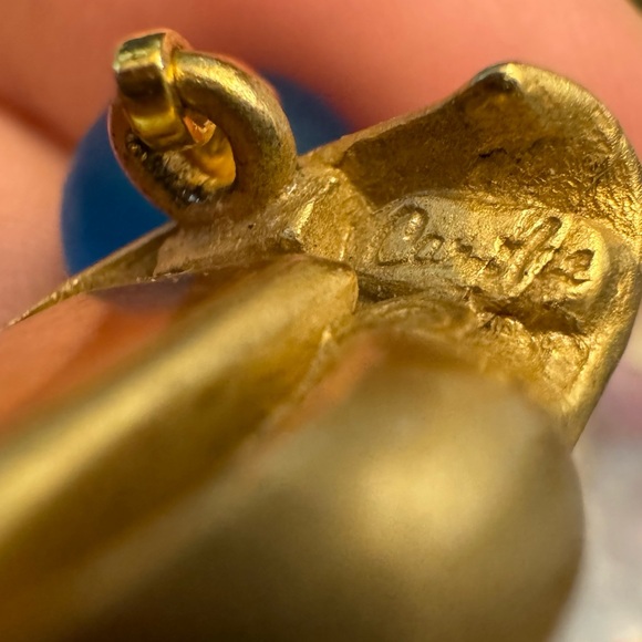 Beautiful Frosted Sea Glass Shell Clasp Necklace Beaded Statement Chunky Signed - Picture 12 of 13